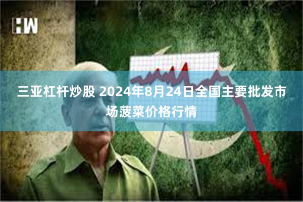 三亚杠杆炒股 2024年8月24日全国主要批发市场菠菜价格行情