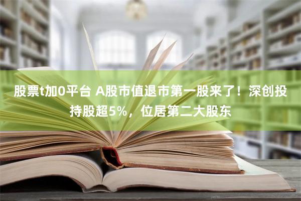 股票t加0平台 A股市值退市第一股来了！深创投持股超5%，位居第二大股东