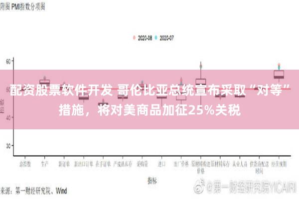 配资股票软件开发 哥伦比亚总统宣布采取“对等”措施，将对美商品加征25%关税