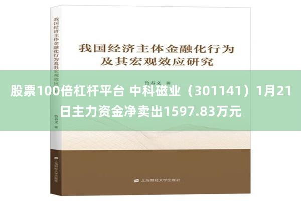 股票100倍杠杆平台 中科磁业（301141）1月21日主力资金净卖出1597.83万元