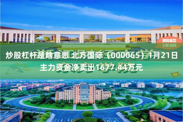 炒股杠杆是啥意思 北方国际（000065）1月21日主力资金净卖出1677.44万元